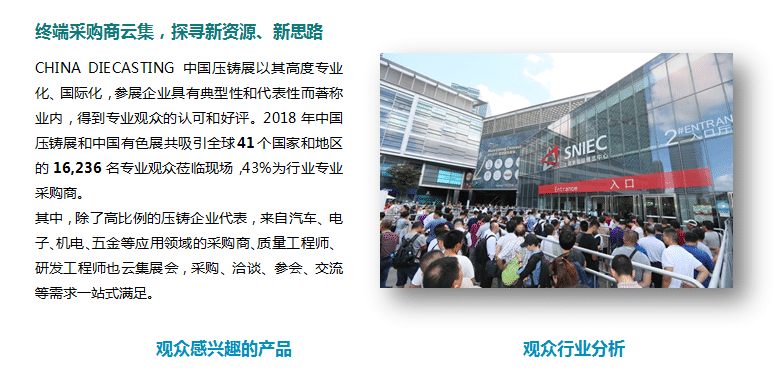 2019中國(guó)壓鑄展 （第十四屆中國(guó)國(guó)際壓鑄會(huì)議暨展覽會(huì)）